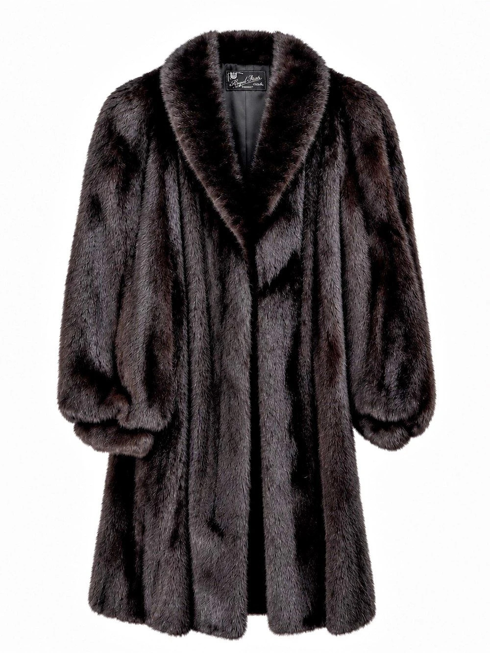 Regal Fur Black Mink Coat